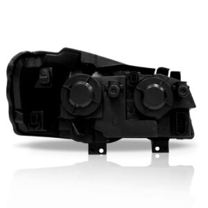 Farol Golf 2007 08 09 10 11 Cromomix Mascara Cinza 1ª Linha - Esquerdo/motorista