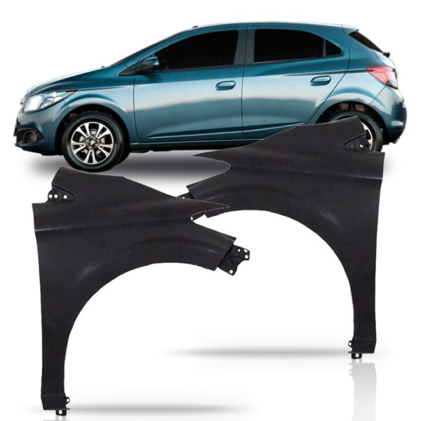 Paralama Onix Prisma Chevrolet 2013 2014 2015 Lado Direito Dianteira Direita Direito