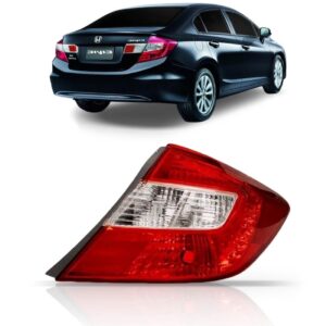 Lanterna New Civic 2012 2013 2014 Traseira Canto Direito Direito Vermelho