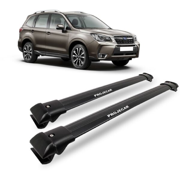 Travessa De Teto Subaru Forester 2009 A 2012 Cor Preto Preta