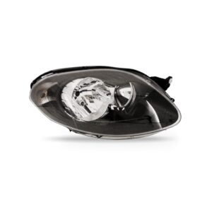 Farol Palio 12 13 2014 15 Foco Duplo Mascara Negra 1ª Linha Direito/passageiro