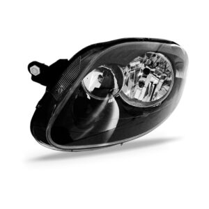 Farol Palio 12 13 2014 15 Foco Duplo Mascara Negra 1ª Linha Esquerdo/motorista