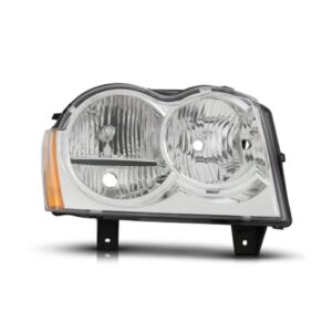 Farol Grand Cherokee Limited Overland 2008 2009 2010 Cromado Lado Direito