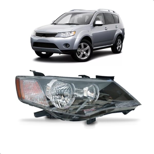 Farol Outlander 2007 2008 2009 2010 1ª Linha - Direito/passageiro