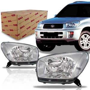 Farol Rav4 2001 2002 2003 Cromado 1ª Linha Esquerdo/motorista