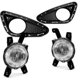 Kit Farol Milha Neblina Hb20/ Hb20s Molduras Botão Mod.orig