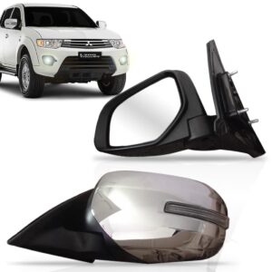 Retrovisor L200 Triton 2014 2015 Retrátil Elétrico Com Pisca Lado Esquerdo