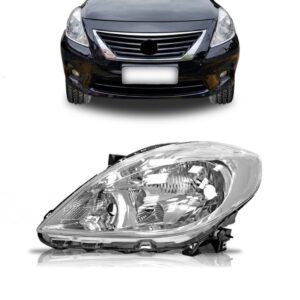 Farol Versa 2011 2012 2013 2014 Manual 1ª Linha - Esquerdo/motorista