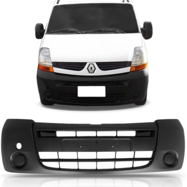 Parachoque Dianteiro Renault Master 2008 A 2013 Liso Preto