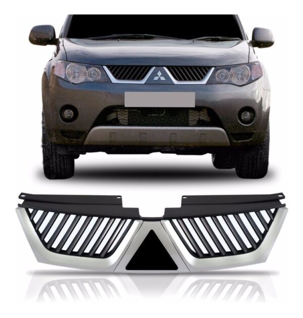 Tela Frontal Outlander Mitsubishi 2007 2008 2009 2010 Preto