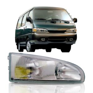 Farol H100 97 98 99 00 01 02 03 04 05 Cromado 1ª Linha Direito/passageiro