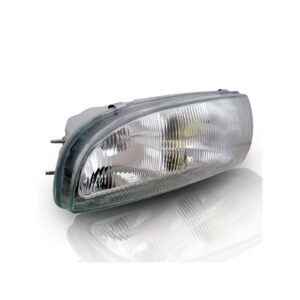 Farol H100 97 98 99 00 01 02 03 04 05 Cromado 1ª Linha Esquerdo/motorista