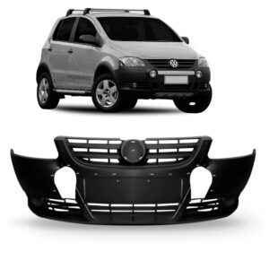 Parachoque Dianteiro Crossfox 2008 2009 Novo Preto