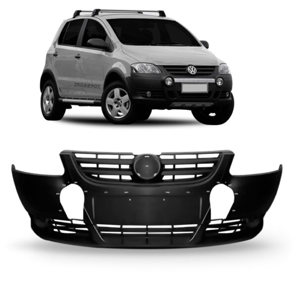 Parachoque Dianteiro Crossfox 2008 2009 Novo Preto