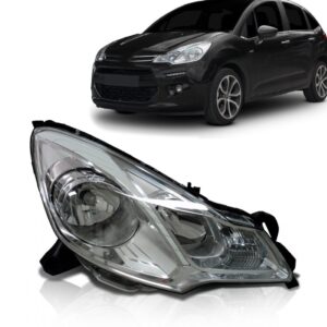 Farol Citroen C3 2013 2014 2015 2016 2017 Lado Direito
