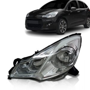Farol Citroen C3 2013 2014 2015 2016 2017 Lado Esquerdo