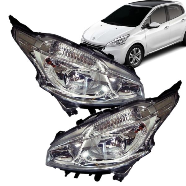 Farol Peugeot 208 2013 2014 Novo Sem Led Lado Direito