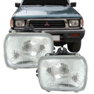 Farol Hilux Sr5 92 93 94 A 98 99 L200 L300 92 A 98 1ª Linha - Esquerdo/motorista