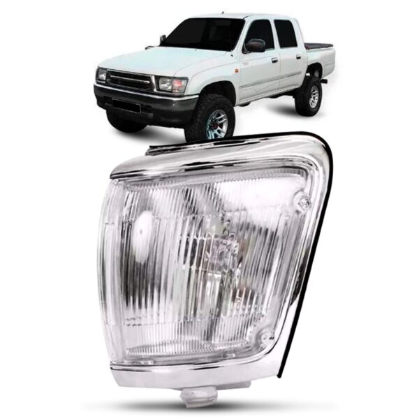 Pisca Seta Hilux Sw4 1992 1993 1994 95 Aro Cromado Promoção Lado Esquerdo