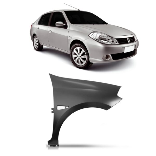 Paralama Renault Symbol 09 10 2011 2012 2013 2014 Esquerdo Esquerdo