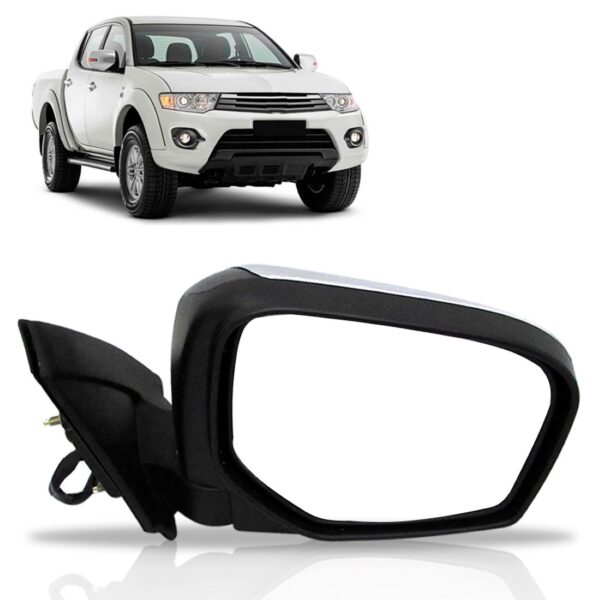 Retrovisor L200 Triton C/pisca Não Retrátil Elétrico 08 A 13 Lado Direito