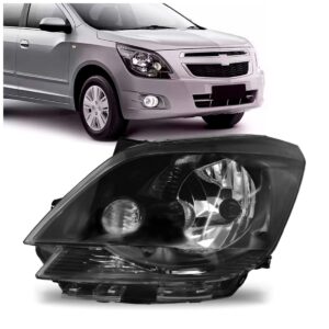 Farol Cobalt 2012 2013 2014 2015 Mascara Negra Fume 1ª Linha Esquerdo/motorista