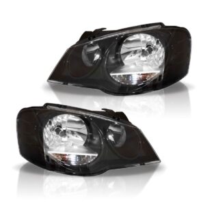 Farol Golf 2007 08 09 10 11 2012 2013 Mascara Negra 1ª Linha Esquerdo/motorista