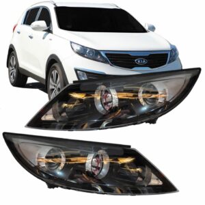 Farol Kia Sportage 2011 2012 2013 2014 Sem Led 1ª Linha Direito/passageiro