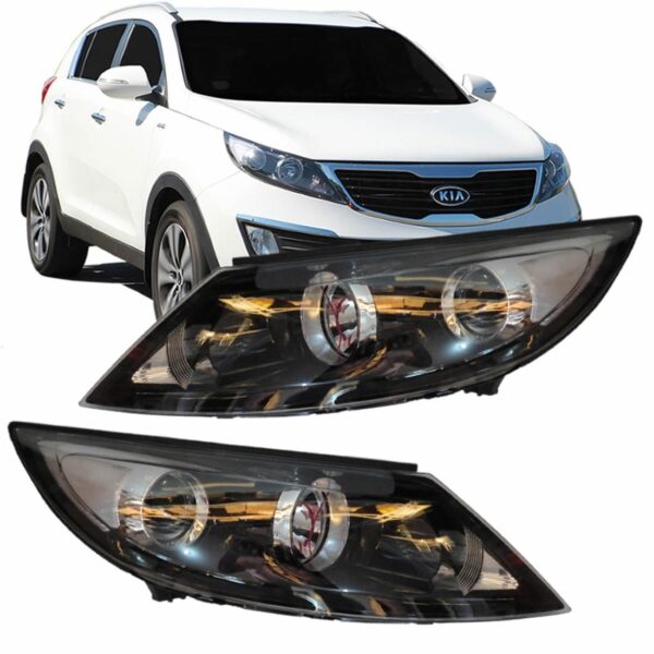 Farol Kia Sportage 2011 2012 2013 2014 Sem Led 1ª Linha Esquerdo/motorista