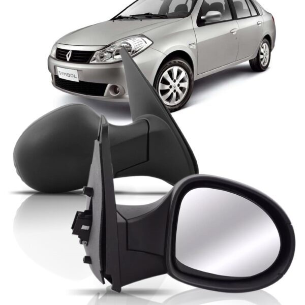 Retrovisor Renault Symbol Eletrico Novo Lado Direito