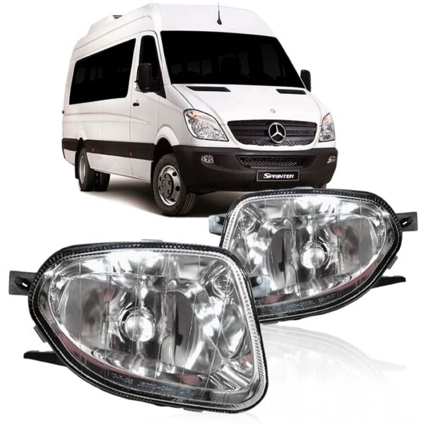 Farol Milha Auxiliar Sprinter 2013 2014 1ª Linha Cristal