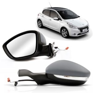 Retrovisor Peugeot 208 Elétrico Com Pisca 2013 2014 2015 16 Lado Esquerdo