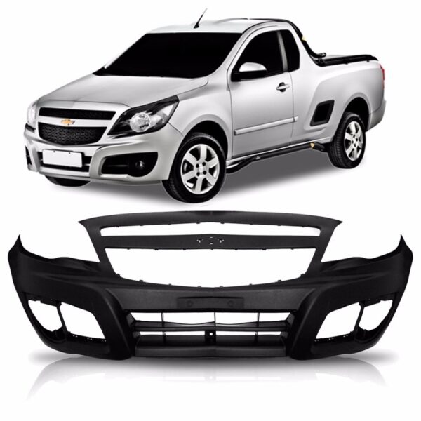 Parachoque Dianteiro Montana 2012 A 2015 1a Linha Preto