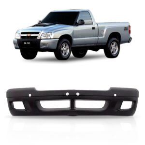 Parachoque Dianteiro S10 Pitbull 2009 2010 2011 Furo Milha Preto