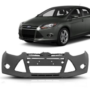 Envolvente Dianteiro Focus Hatch/sedan 14 2015 Com Furo Novo Preto