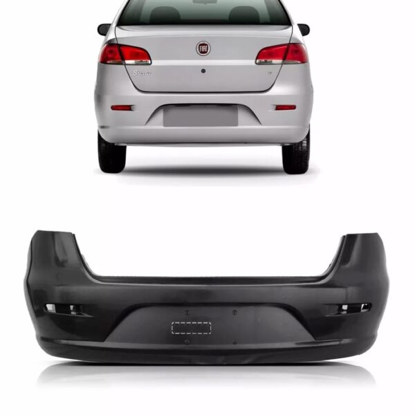 Parachoque Traseiro Para Fiat  Siena 2011 2010 2009 2008