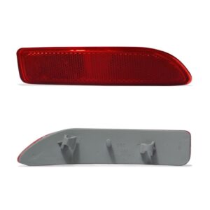 Aplique Defletor Parachoque Traseiro Logan 2011 A 2013 Ld Vermelho
