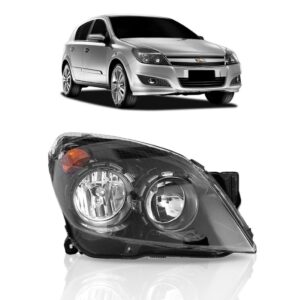 Farol Vectra Gt Gtx 09 2010 2011 2012 Mascara Negra 1ª Linha Direito/passageiro