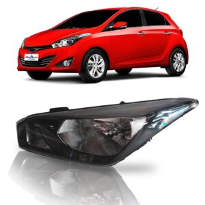 Farol Hb20 2012 2013 2014 Mascara Negra 1ª Linha Esquerdo/motorista