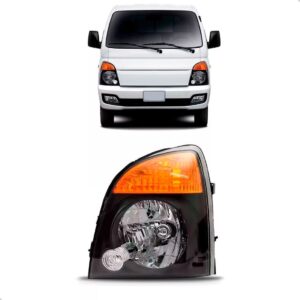 Farol Hr 2013 A 2017 Mascara Negra 1ª Linha - Esquerdo/motorista