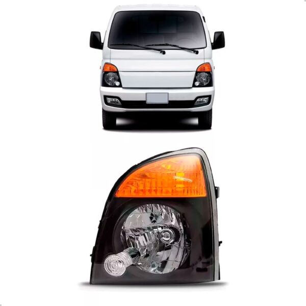 Farol Hr 2013 A 2017 Mascara Negra 1ª Linha - Esquerdo/motorista