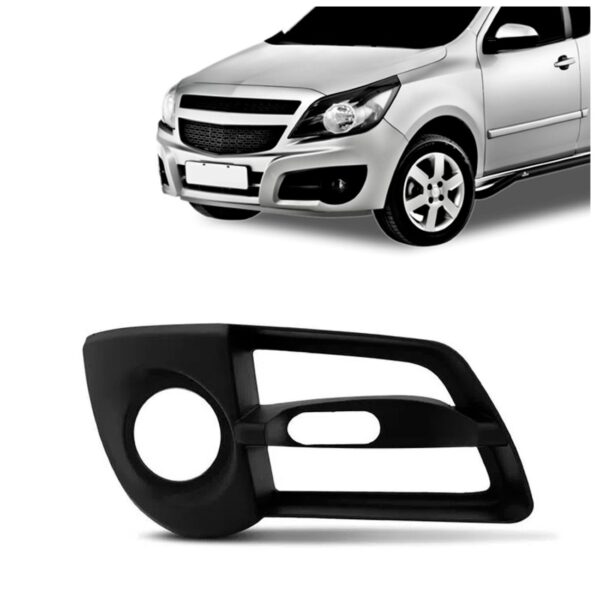 Moldura Milha Montana 2011 12 13 14  2015 Preta C/furo Milha - Preto