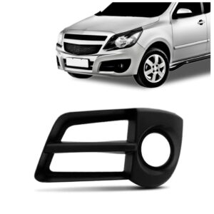 Tela Frontal Moldura Farol Milha Montana 2013 14 Com Furo Le Preto