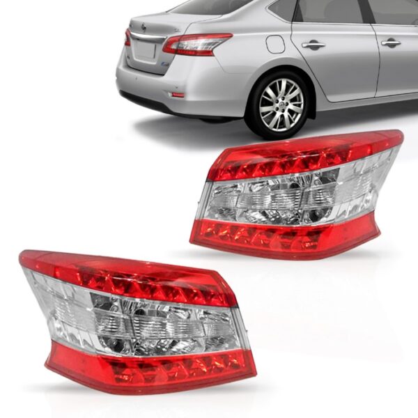 Lanterna Nissan Sentra 14 15 2016 2017 Led Dereito 1ª Linha