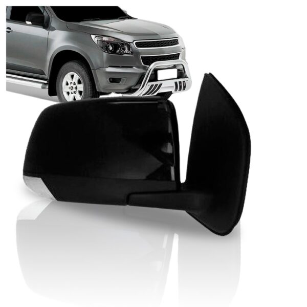 Retrovisor S10 Trailblazer Ltz Ano 2012 2013 2014 2015 Preto Lado Direito