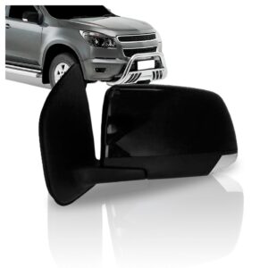 Retrovisor S10 Trailblazer Ltz Ano 2012 2013 2014 2015 Preto Lado Esquerdo