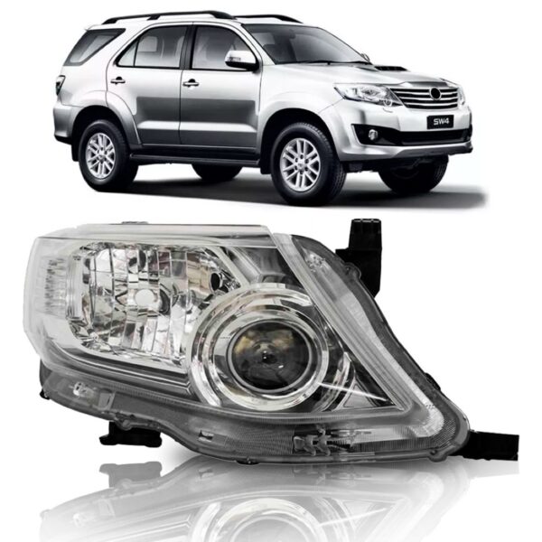Farol Para Hilux Sw4 12 2013 2014 Cromado 1ª Linha Direito/passageiro