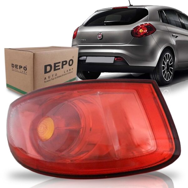 Lanterna Para Fiat Bravo Ano 2010 2011 2012 2013 2014 Ld Direito Vermelho
