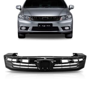 Grade Para New Civic 2012 13 14 2015 Superior Interna Preta Preto