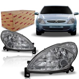 Farol Citroen Xsara 01 02 03 04 05 2006 C/auxiliar 1ª Linha Esquerdo/motorista